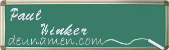 Paul Winker Visitenkarte